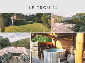 Le Trou 14, Ancienne ferme dans la nature avec bain nordique